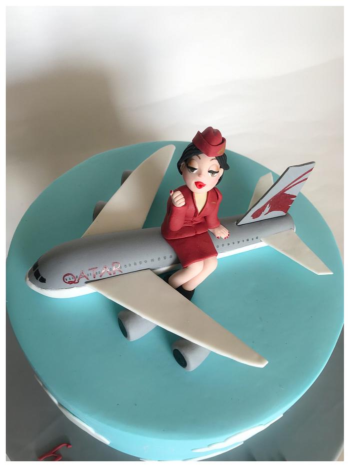 Airline Crew Birthday Cake