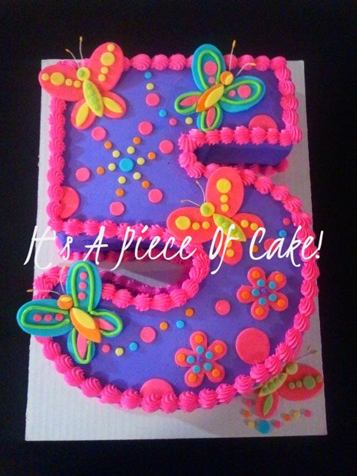 #5 Butterfly themed cake