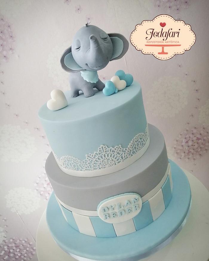 Torta elefante bebe