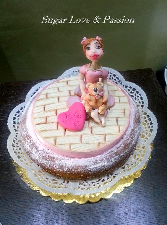 A simple cake