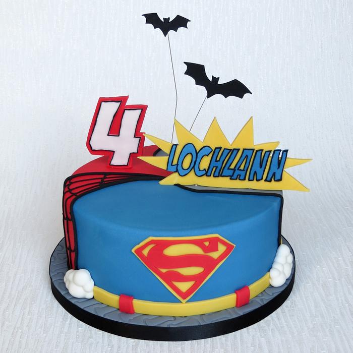 Superhero cake