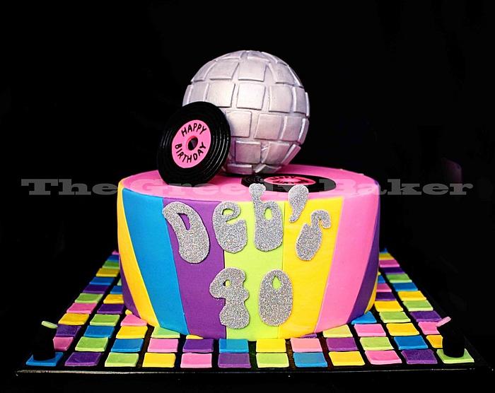 70's Disco Cake