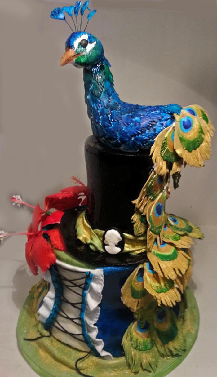 Peacock Cake