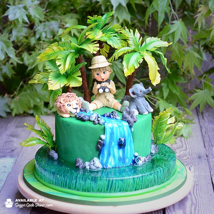 Jungle Safari Gelatin Cake