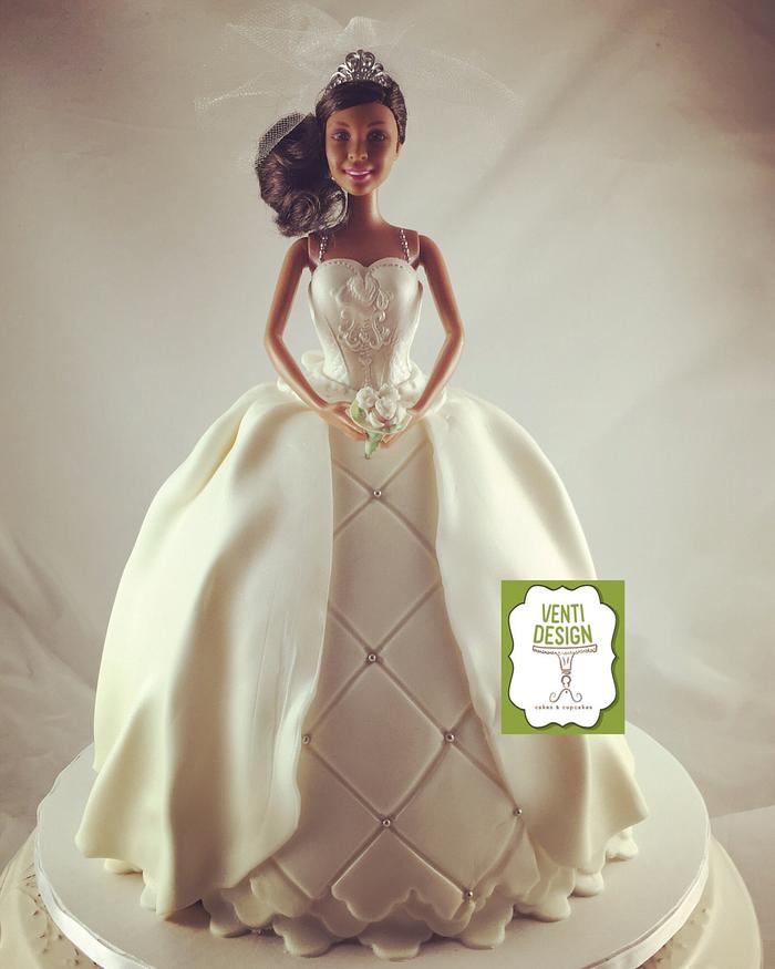 Bride doll cake