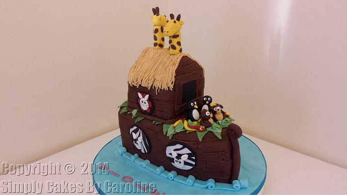 A Noahs Ark cake
