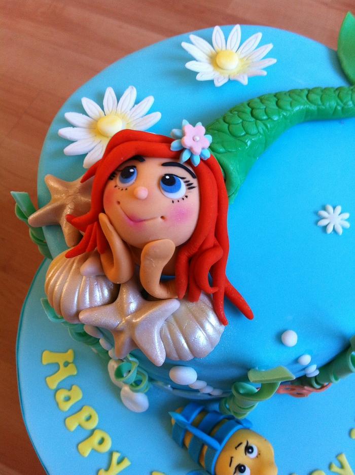 Ariel birthday cake