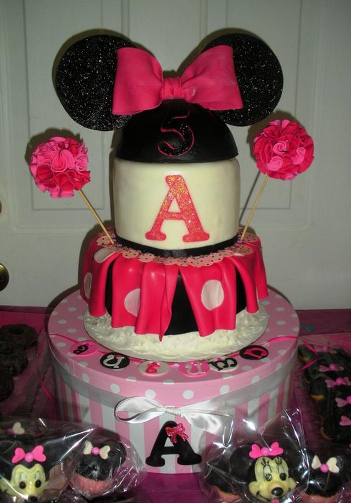Cheerleader Minnie Mouse birthday
