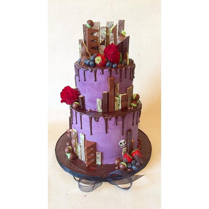 Tim Burton inspired Chocolate Overload Cake