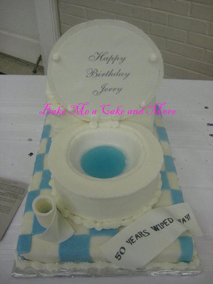Toilet Birthday Cake