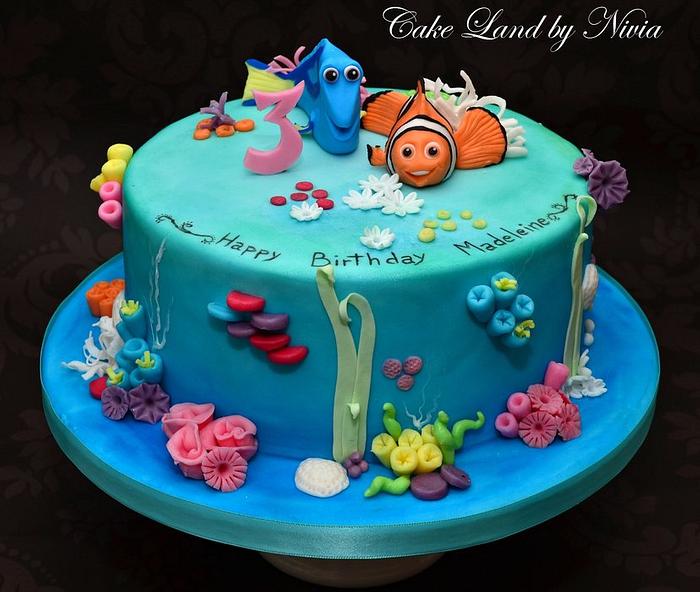 Nemo birthday cake