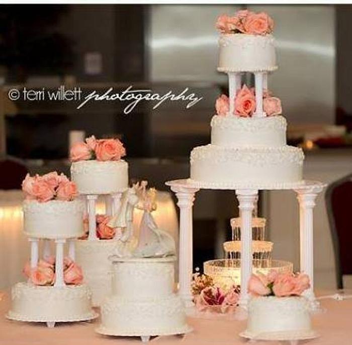 11 Tiered Traditional Wedding Cake