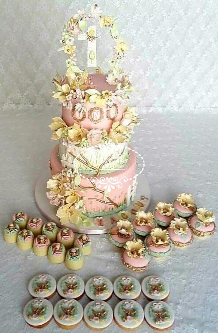  Baby Girl ONE Cake