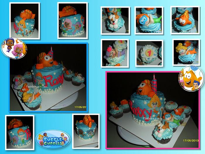 BUBBLE GUPPIES CAKE & CUPCAKES