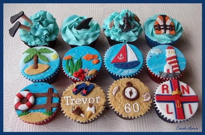 Nautical Cupcakes