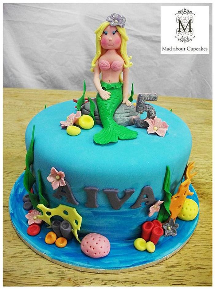 Aiva's Mermaid cake