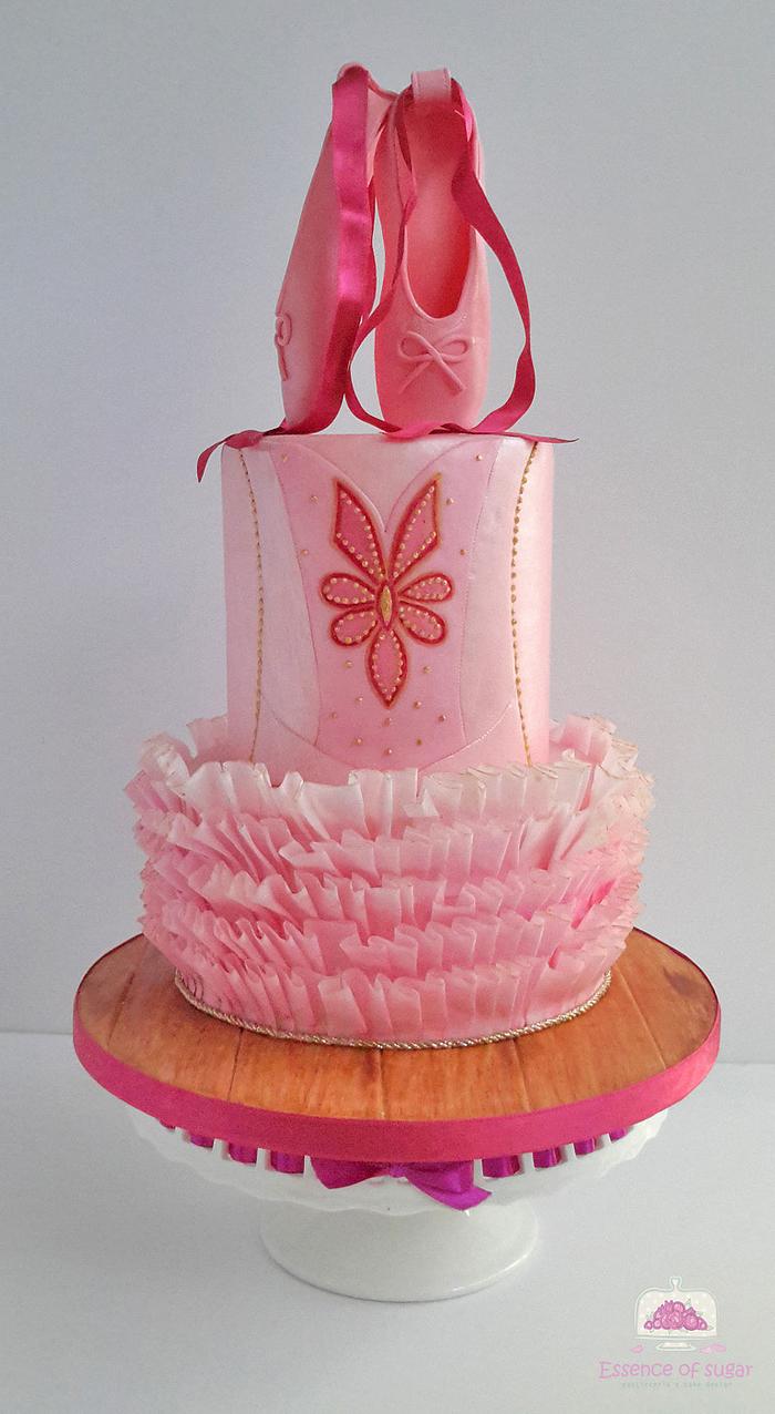 Tutu ballerina cake