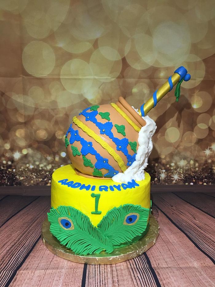 Krishna 1st Birthday Cake