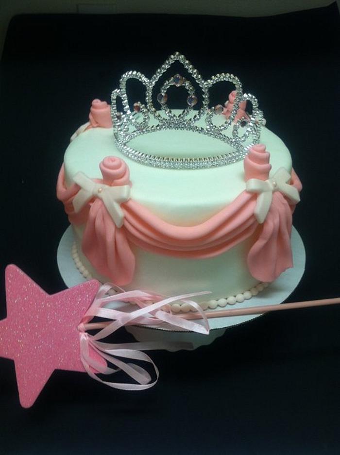 fake princess cake