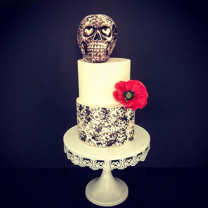 Skull cake by MADL creations 