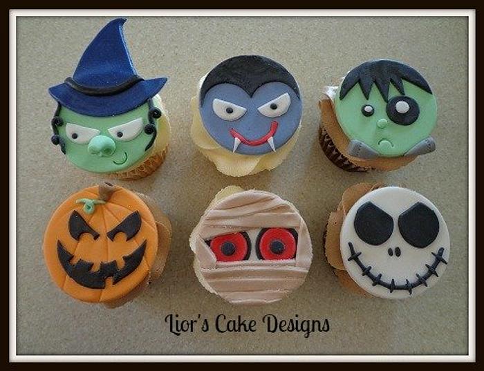 Cute Halloween Cupcakes.