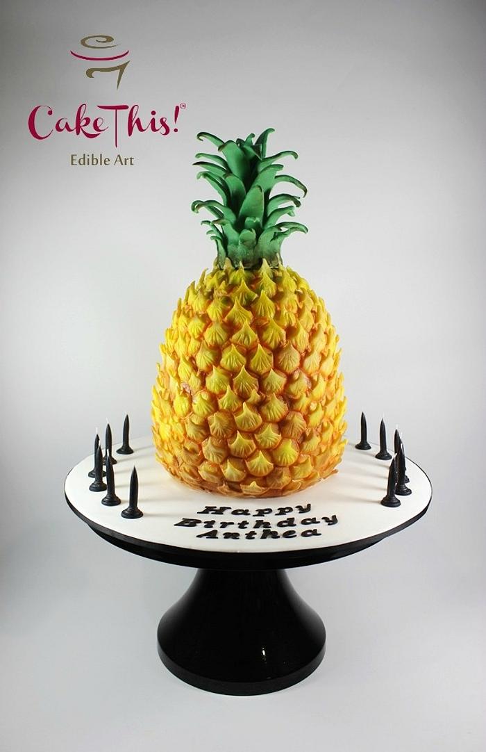 Pineapple Birthday Cake