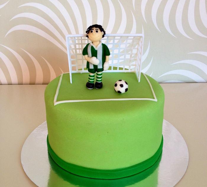 Goalkeeper cake