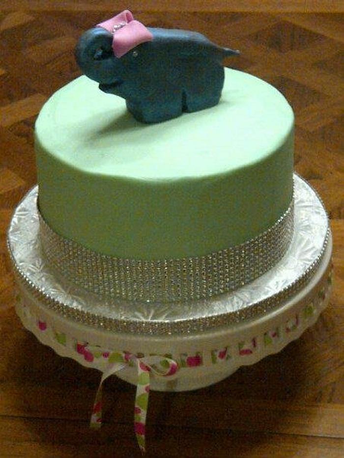 The Cutsie Elephant Cake