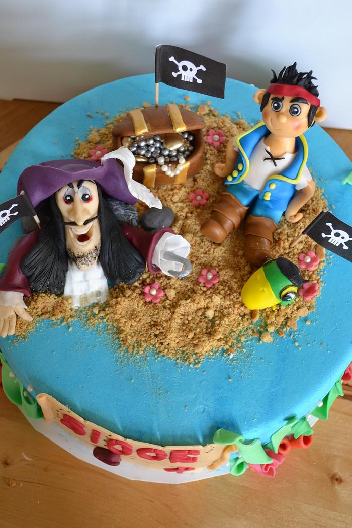 Jack and the Pirates cake