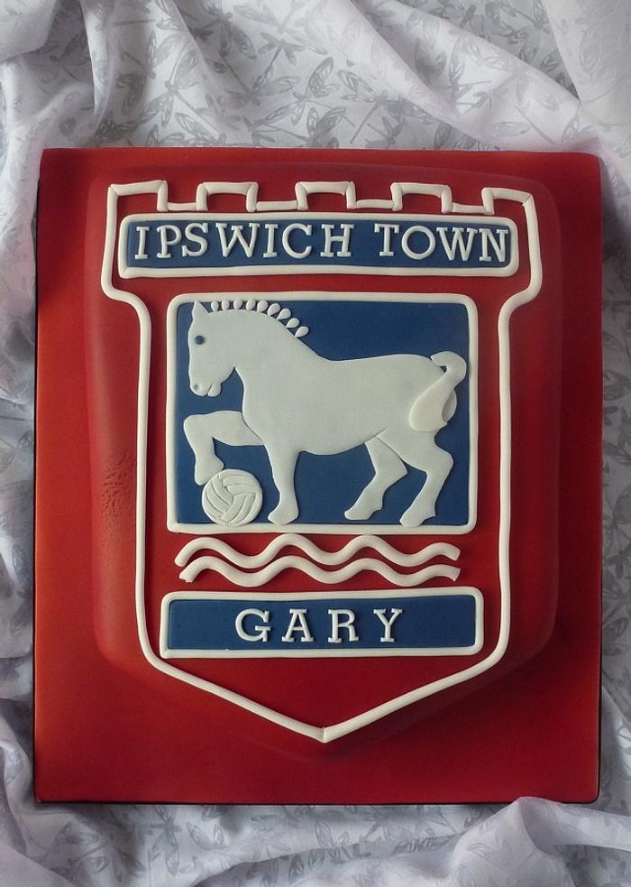 Ipswich Town Football Logo Cake