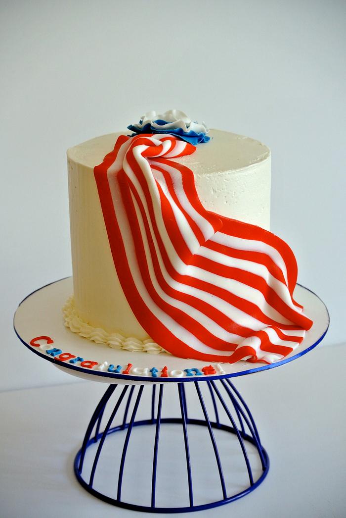becoming a citizen - Decorated Cake by Magda's cakes - CakesDecor