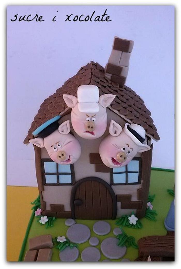 The story of the three little pigs!