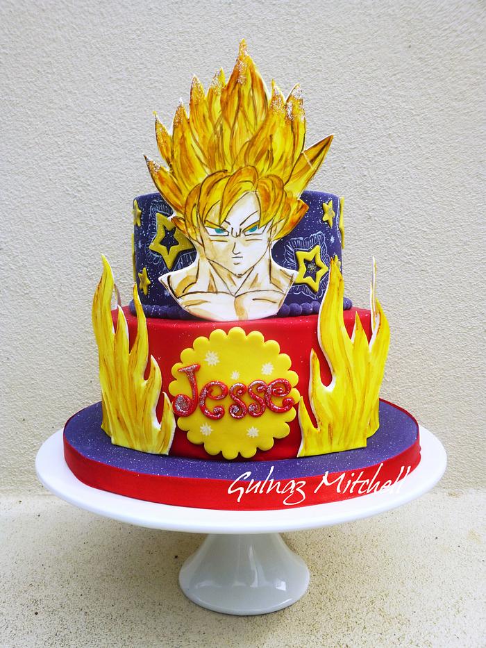 "Goku Sayan 1" cake