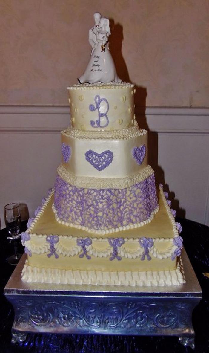 Victorian wedding cake