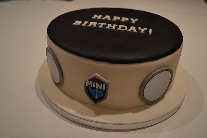 Mini logo cake