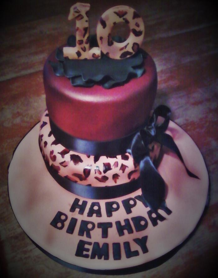Cheetah Cake 