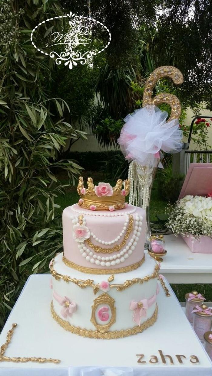 Princess's Flowers Cake