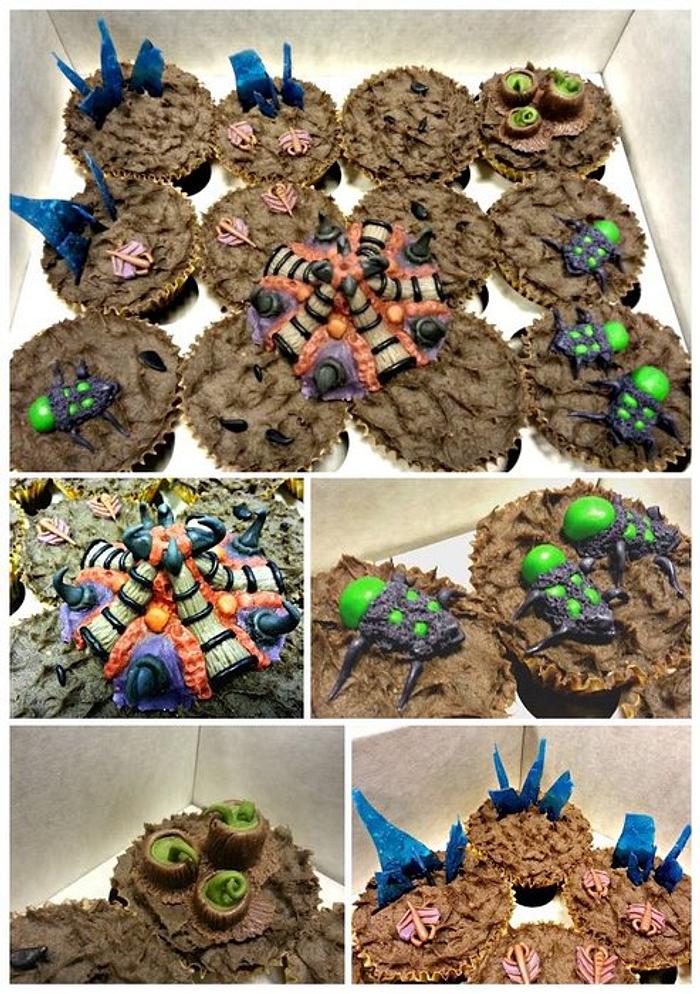 Starcraft II Cupcakes