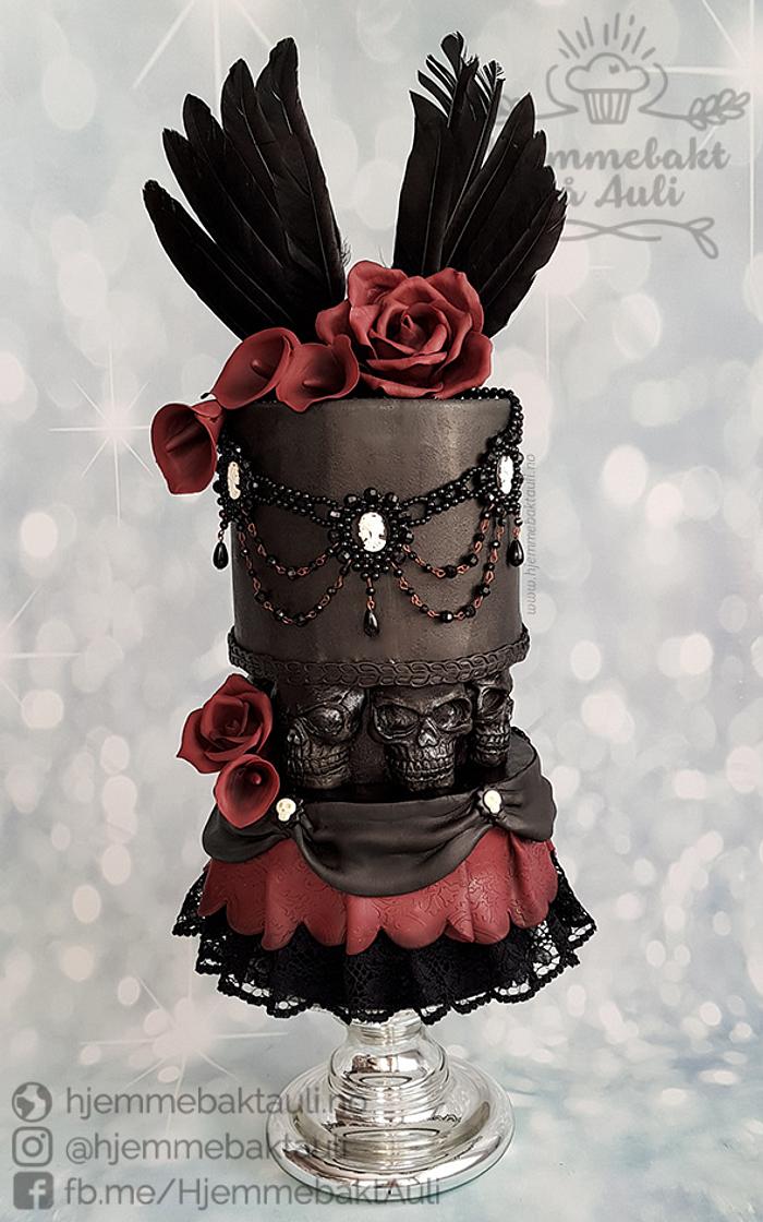 My gothic birthday cake