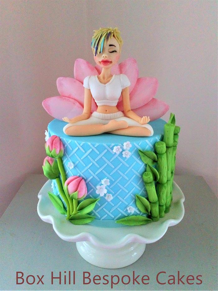 Lady Yoga Cake.