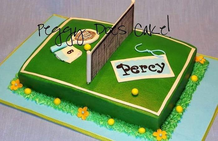 Percy's Tennis Cake