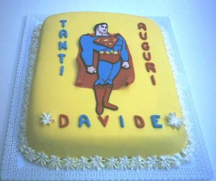 Superman cake!