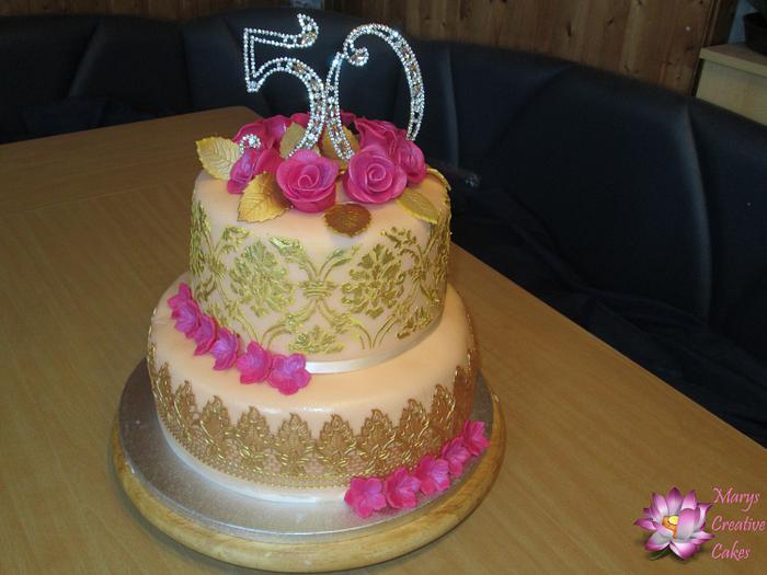 50th Birthday cake 