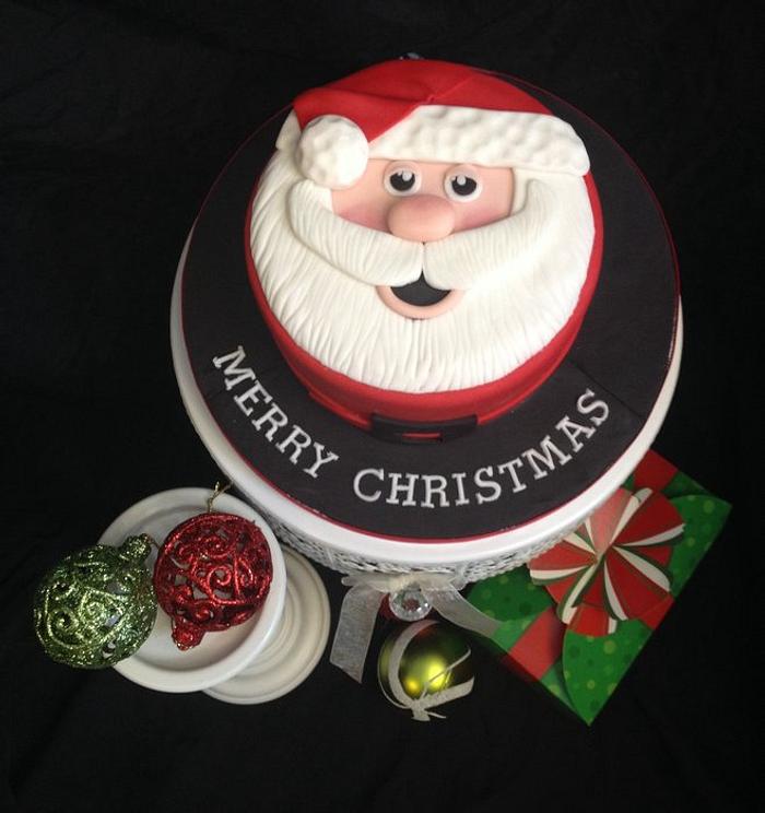 Acrylic Red Santa Hat Merry Christmas Cake Topper - Online Party Supplies