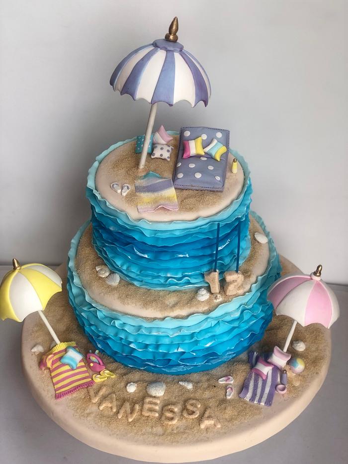 Beach cake !!