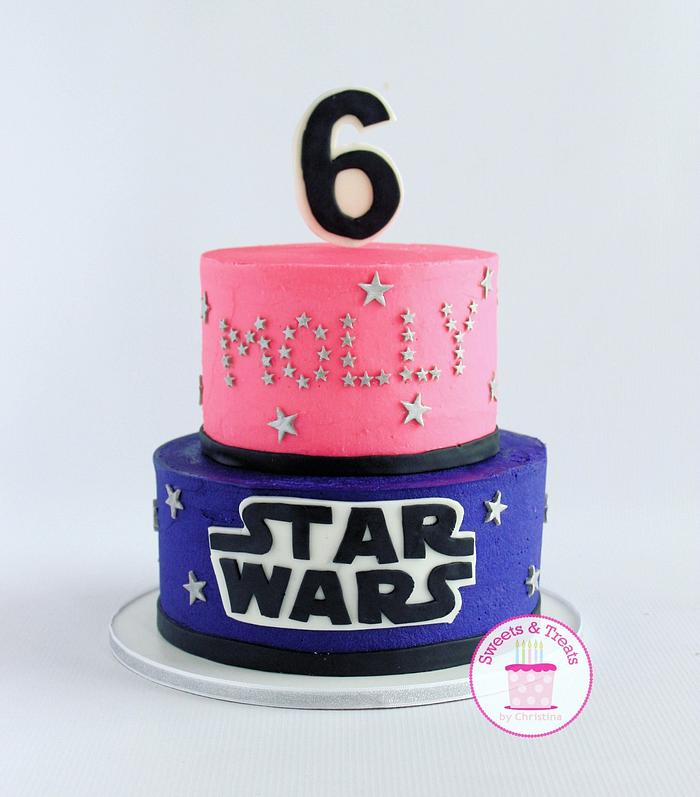 Girly Star Wars cake