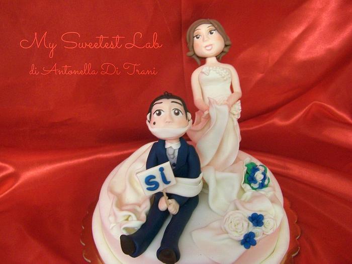A little,nice Wedding cake!
