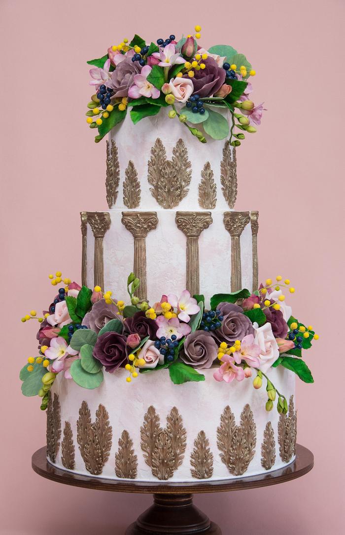 Italian Romance Wedding Cake