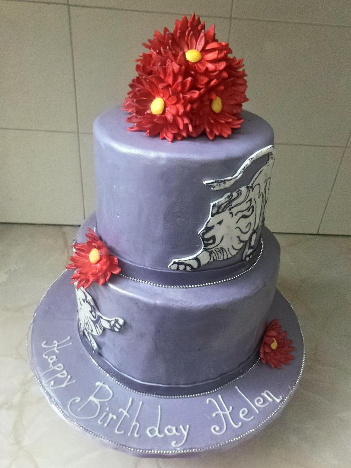 Purple cake