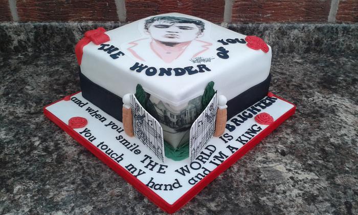 Elvis - 'The Wonder of You' cake